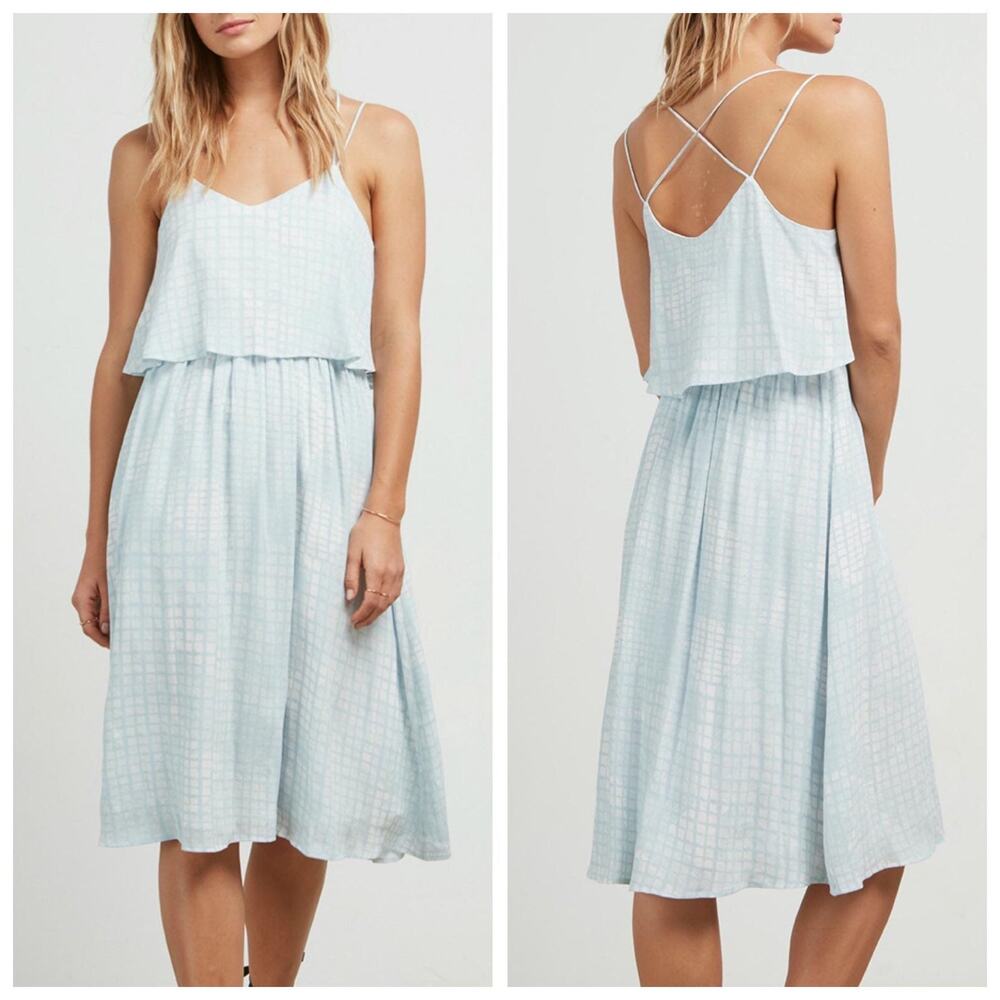 NWT Cupcakes & Cashmere Ruffled Sea Breeze Dress